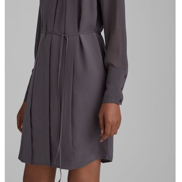 ❤️❤️❤️Club Monaco Silk Shirt Dress - Picture 3 of 5